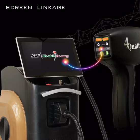 3 comprimentos de onda laser diodo depilação xl gelo laser 755 810 1064nm máquina de remoção de pêlos a laser de diodo 1600w 808nm máquina de remoção de pêlos a laser